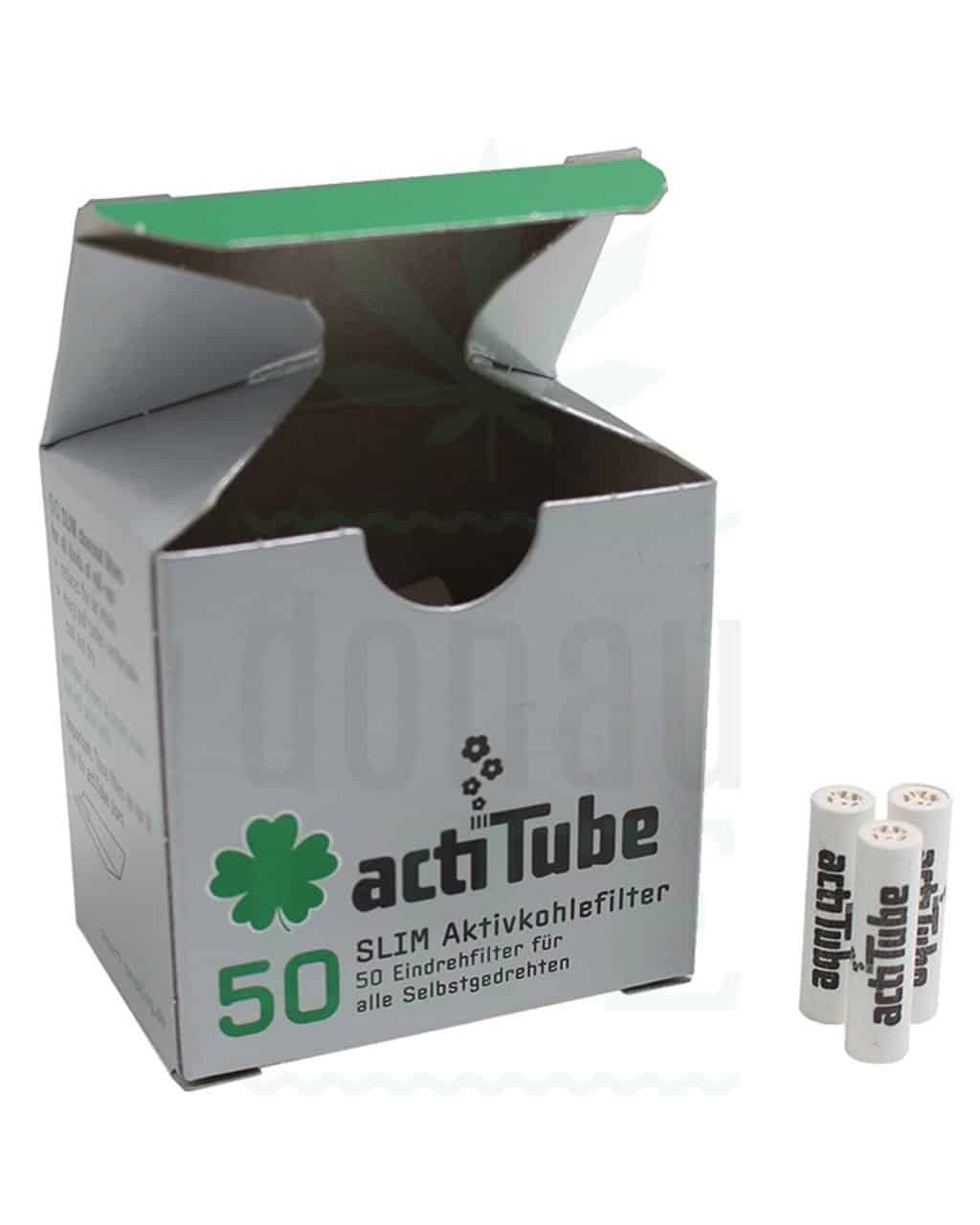 Headshop ACTITUBE Slim activated carbon filter | 50 pieces