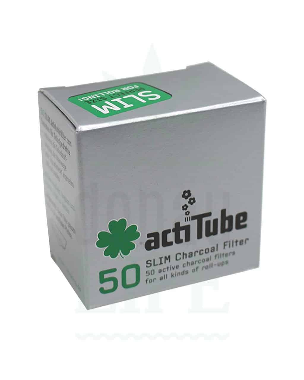 ActiTube Filtri Slim 7mm Carboni Attivi - Scatoletta 50 Pz