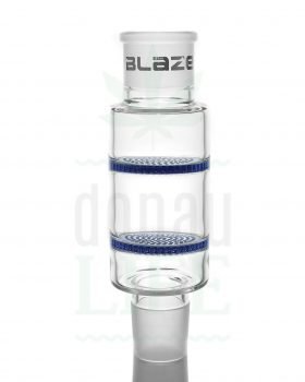 aus Glas BLAZE GLASS Steckbongmittelteil ‘Double COMB’