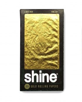 Headshop SHINE 24K Gold King Size Rolling Paper | 1er/6er Pack