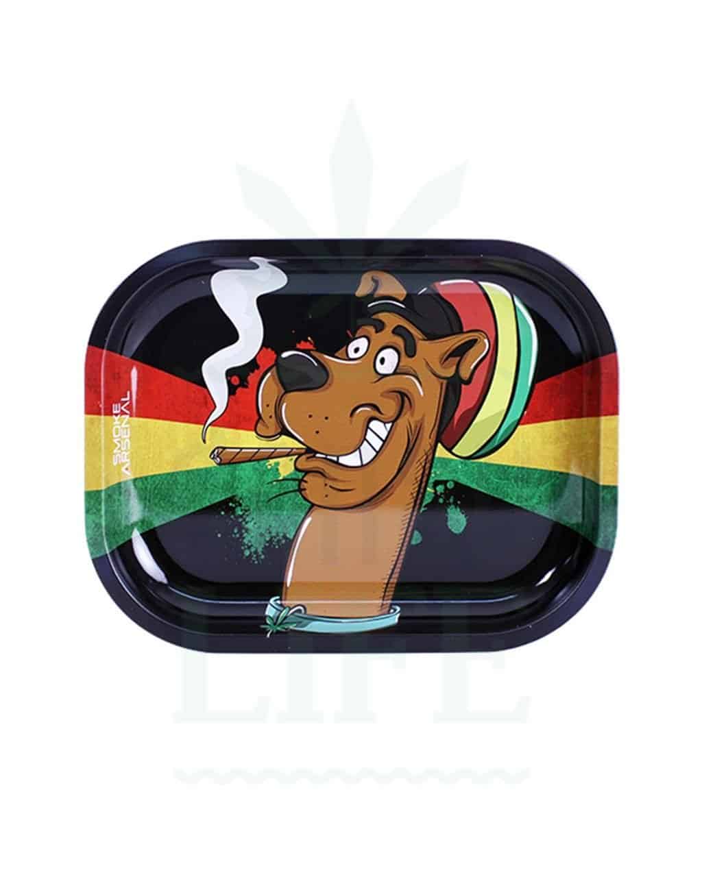Mischschalen SMOKE ARSENAL Rolling Tray S | ‘Budzbunny Pipe’