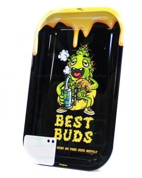 Headshop BEST BUDS Rolling Tray ‘Smoke Buddies’ | M