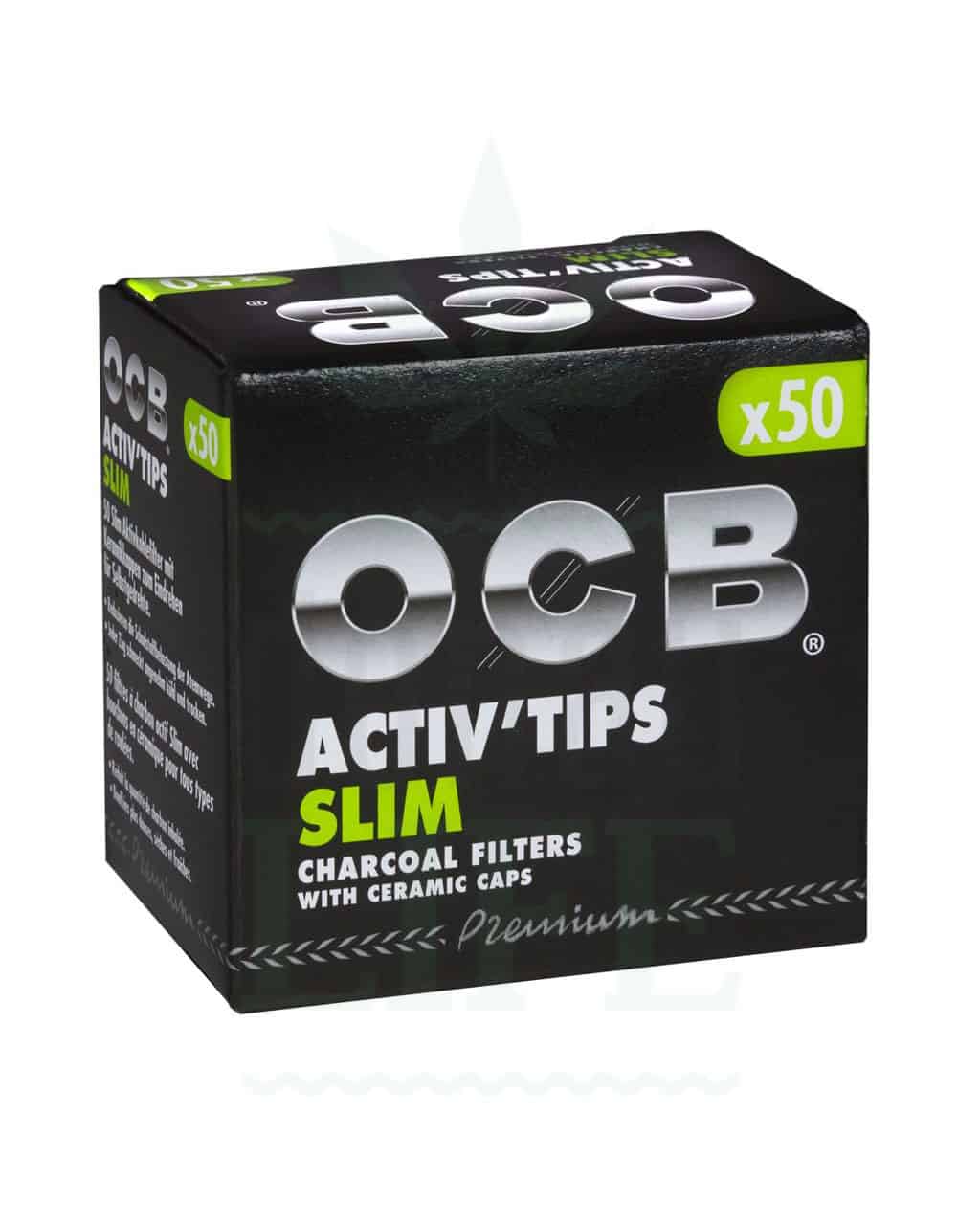 OCB Activ' Tips slim 7 mm, 10/50 Filter