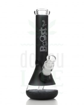 aus Glas BOOST Pro Beakerbong ‘tiny black’ schwarz | 35 cm