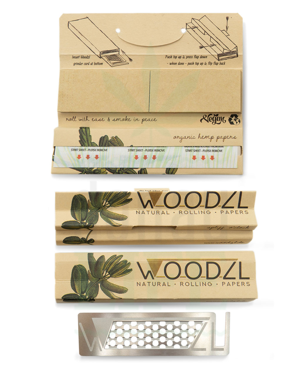 Woodzl - Smerigliatrice per carte in acciaio inossidabile con