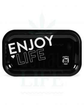 aus Metall GRANNY´S WEED Rolling Tray M | ‘Enjoy Life’