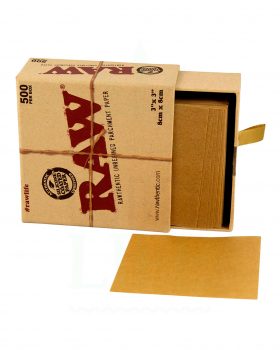 Dabbing RAW pergament papirer | 8 cm x 8 cm