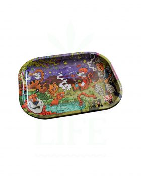 aus Metall DUNKEES Rolling Tray S | ‘King of Tigers’
