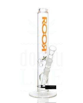 made of glass ROOR cylinder bong Zumo 4.2 mm Orange | 50 cm
