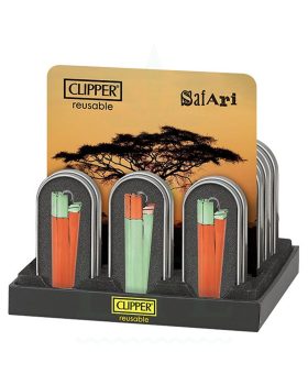 Anzünder CLIPPER Metall Feuerzeug ‘Safari Duo’