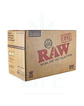Popular brands RAW Classic Cones Kingsize | 800 pieces