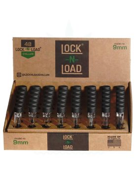 Glass pipes LOCK N LOAD One Hitter black | 9 mm