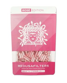 Aktivkohlefilter MEDUSA FILTERS 6 mm ‘Rosé Edition’ | 250 Filter