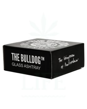 Headshop BULLDOG glass ashtray white | Ø 105 mm