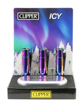 Anzünder CLIPPER Metall Feuerzeug Icy ‘Amsterdam’ | Amnesia Haze