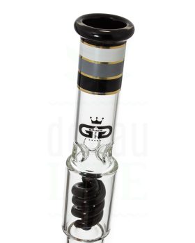 aus Glas GRACE GLASS Percolatorbong Hammer Series ‘Funky Twist’ |  38 cm
